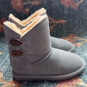 Cozy light blue kids Boots